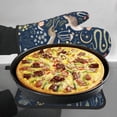 thumbnail image 7 of Bingfone Retro Forest Animals Print Oven Mitts Pot Holders Set 2 PCS for Kitchen for Cooking Grilling Baking BBQ Pot Holders Cook Essentials, 7 of 7