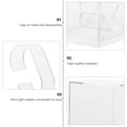 thumbnail image 3 of 6Pcs Transparent Watch Display Boxes for Storage Use PS Material Lightweight and Durable 3.5 x 2.8, 3 of 9