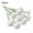 White, variant on 20PCS Artificial Flowers Carnation Flower, Silk Carnations Flower Bouquets, Office Decoration, For Wedding, Garden Tabl