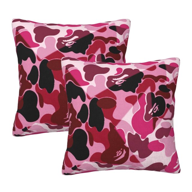 Fundas de almohada Ba-Pe, paquete de 2 fundas de almohada para sofá cama, sala de estar, 22" x 22"