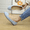 Blue, variant on Womens T Strap Shoes Round Toe Pull-On Flat Lightweight Breathable Summer