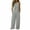 #03 Gray 【Mix & Match: Stock Up on Your Favorite Colors】, variant on Women's Soft Fabric Sleeveless Round Neck Top & Wide Leg Pants Set, Casual Two-Piece Summer Outfit, Comfortable Cotton Blend Loungewear, Flowy Vacation Travel | TruHer,Pink XL