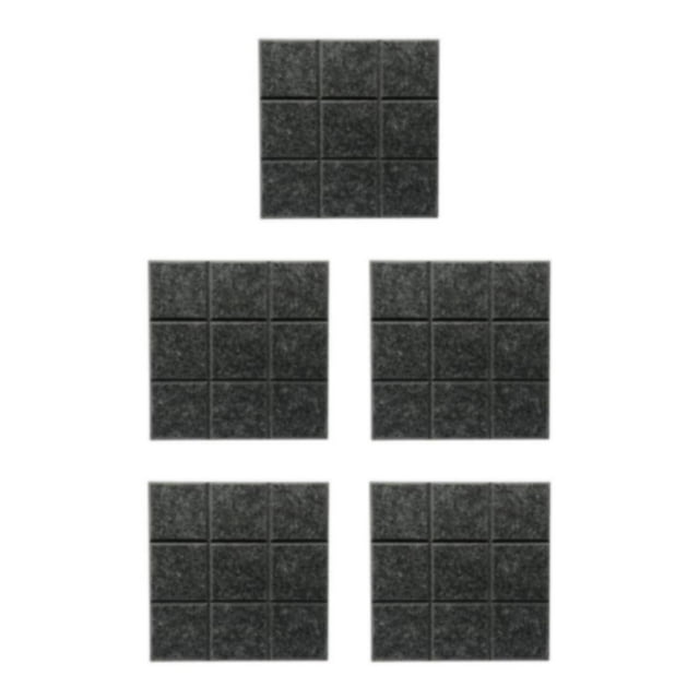 Youkk Convenient 12 x 12 Cork Board Tiles for Collaborative Work and Brainstorming sesame black 12 Inch x 12 Inch 5Set