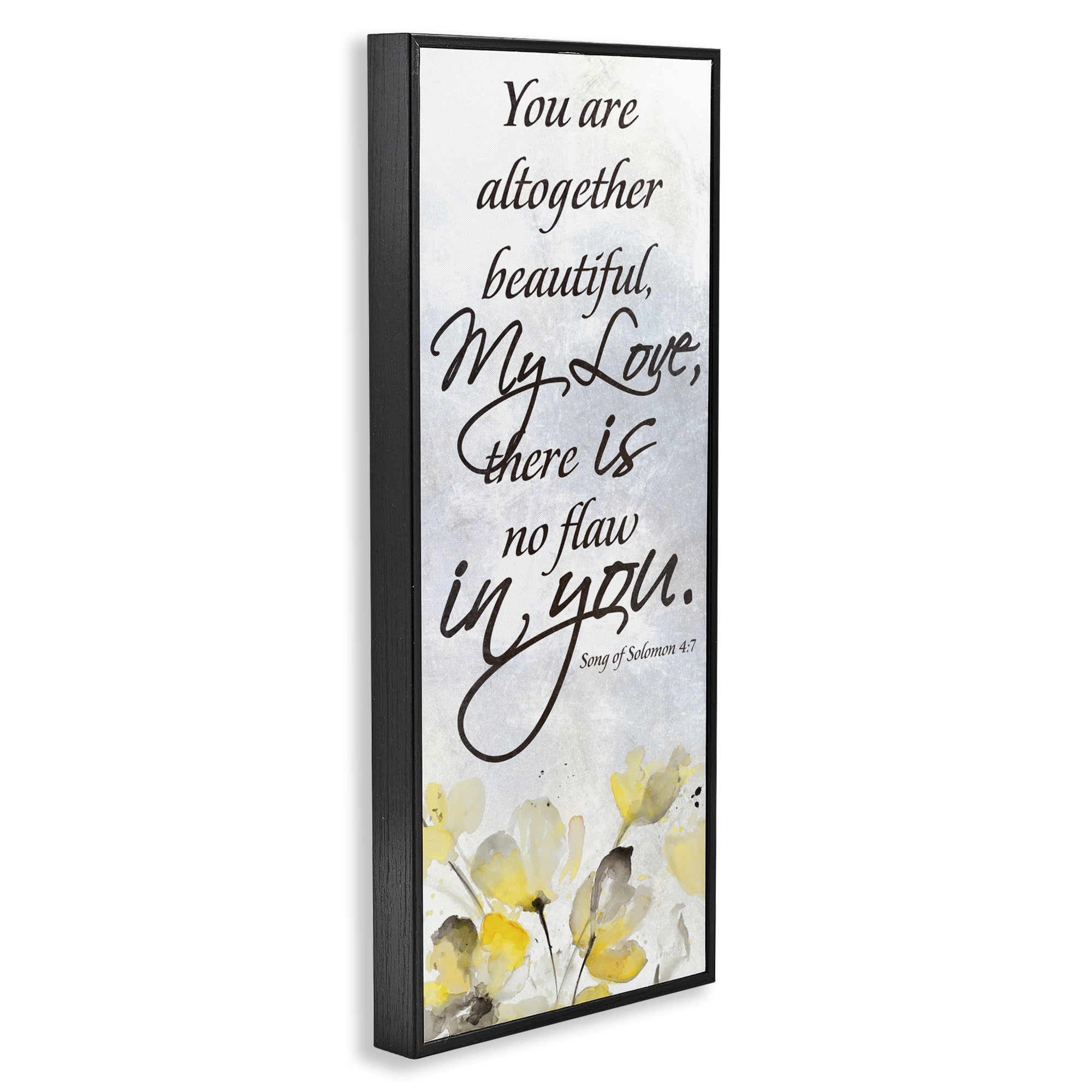 Stupell Industries There Is No Flaw In You Black Framed Giclee Art, design by Lanie Loreth