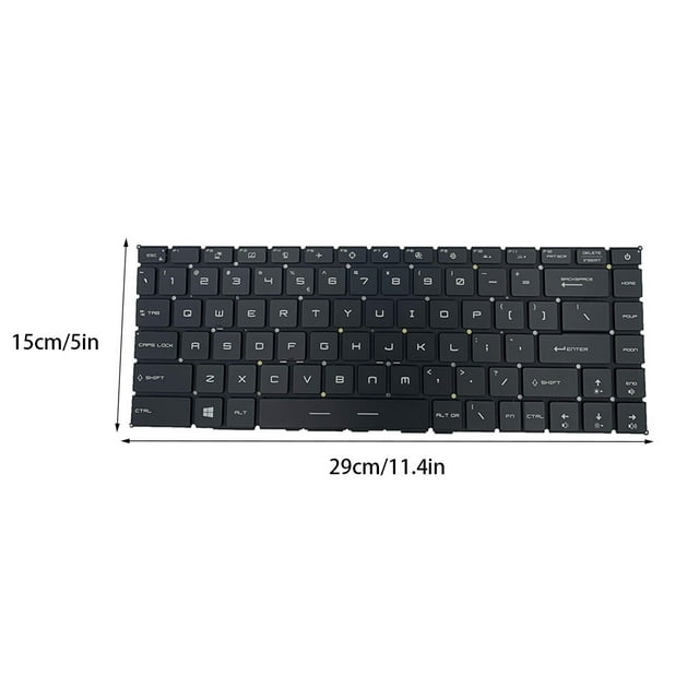 Clavier d'Ordinateur Portable Remplacer Accessoires Matériel d'Accessoires Informatiques; Qui A de Longs Composants d'Entrée Ordinateur Portable Fonction Rétro-Éclairé Remplacement du Clavier pour GS66