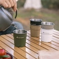 thumbnail image 4 of NIBOLOG 300ml Camping Cup Large Capacity Food Grade Stainless Steel Tea Beer Coffee Milk Tumbler Mug Glass Hiking Supplies, 4 of 8