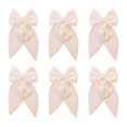 thumbnail image 3 of Pinzas para el pelo con lazo, 6 unidades, pasadores de cinta, estilo tocado, cola de caballo, moño, peinados de boutique, pinzas para el pelo para niñas, 3 of 3