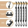 ACSTEP Space Saving Hangers,Closet Storage Hangers,10Pack, Black