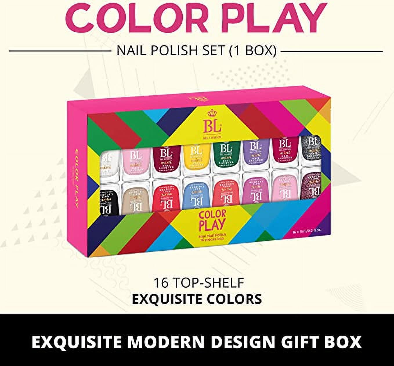 BEL London "Color Play" 16 Pack Nail Polish Set