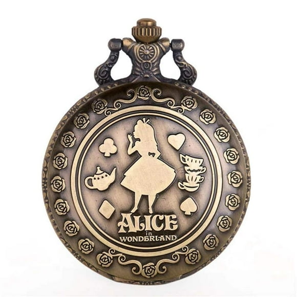 Tiong Retro Pocket Watch Quartz Antique Birthdays Party Cosplays Best Gifts for Girl Girls