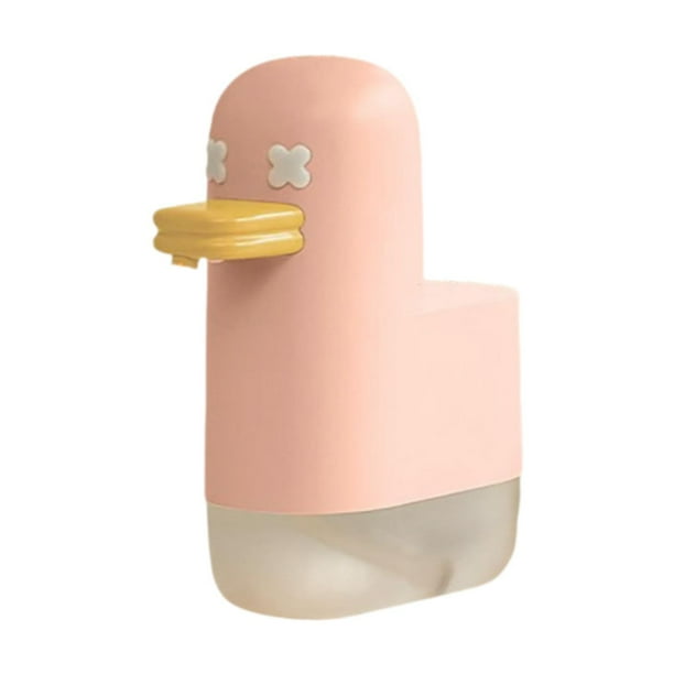 Dispensador automático de jabón de manos, limpiador facial, recargable, inteligente, sin contacto Rosa