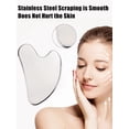 thumbnail image 5 of Cara, masajeador facial corporal en forma de corazón, herramienta de cuidado de la piel de acero inoxidable, metal para reafirmar, 5 of 5