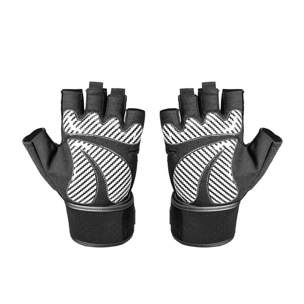 NUZYZ 1 Pair Mumian Workout Gloves Increase Friction Ergonomic Design Grip Power Pads Lifting