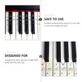 thumbnail image 3 of Shisuyan Note Musicale Autocollant Piano Transparent 6 Pcs 1.67X3.34X0.00 Po, 3 of 8