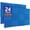 Blue, variant on Foam Factory Inc 24 Pack Color Acoustic Foam Panel Studio Soundproofing Wedge Wall Tiles 12” X 12” X 2” (Charcoal)