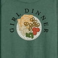 thumbnail image 3 of Instant Message - Girl Dinner Charcuterie - Women's Lightweight French Terry Long Sleeve Shirt, 3 of 6