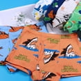 thumbnail image 4 of HWJAD Little Boys Soft 100% Cotton Boxer Briefs Toddler Kids Underwear 2-10 Year Panties Shark 3 Pack, 4 of 6