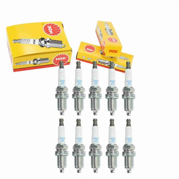 10 pc NGK 3967 Standard Spark Plugs for 1765276 22401-C99X9 3194 90919-01193 K16TR11 Ignition Wire Secondary