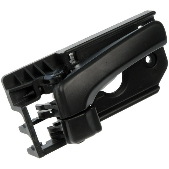 Dorman 80963 Front Passenger Side Interior Door Handle for Specific Hyundai / Kia Models, Black; Smooth