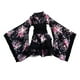 thumbnail image 3 of Kimono corto japonés con estampado floral, bata de baño con flores, disfraz de cosplay para temática XXXL, 3 of 9