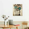 thumbnail image 2 of JRXY  Vintage Kitchen Decor Love Eat Drink Canvas Wall Art Dinning Room Wall Accessories Gift for Women Restaurants Chef Framed 12x16 in, 2 of 4