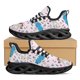 thumbnail image 1 of Zapatillas de deporte blancas con cordones para mujer, zapatos planos con estampado médico de enfermera y dibujos animados, de moda, 1 of 6