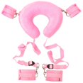 thumbnail image 1 of 1 set Adjustable Bed Restraints Kit - Ankle and Wrist Restraints for Couples and Lovers - Sex Bondage Tool for Enhanced Intimacy and Roleplay, 1 of 4
