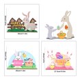 thumbnail image 2 of Inteprter Conejo de Pascua Adorno festivo Pintado a mano Aspecto de moda Huevo de Muebles de Conejito Decoración Fiesta Kits de decoración para fiestas conejo/huevo, 2 of 6