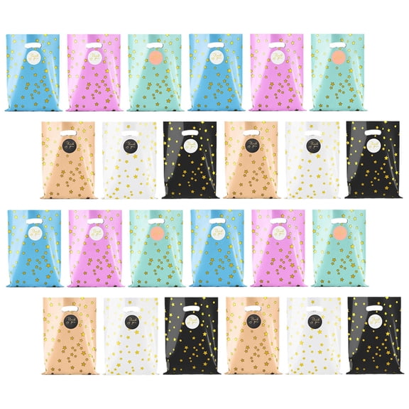 MUSEYA 60pcs Candy Container Candy Box Storage Bag Assorted Color for Birthday