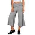 thumbnail image 3 of ibiyuan Women Pants Casual High Waisted Women's Palazzo Pants Stretchy Trousers Pants for Women Drawstring Women Lounge Pants Spring Fashion Beach Bottoms, 3 of 9