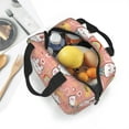 thumbnail image 5 of Yiaed Rabbit So Cute Print Insulated Lunch Bag Reusable Cute Tote Lunch Box, Leakproof Cooler Lunch Bags for Work Office Travel School Picnic, 5 of 5