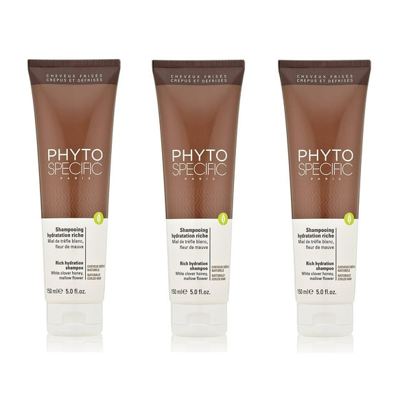 Phyto PhytoSpecific Rich Hydration Shampoo, 5 Oz (Pack of 3)