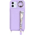 thumbnail image 6 of iPhone 12/12pro Leather Case, Wallet with Card Holder for Women, Shockproof Case for iPhone12/12pro - A+Purple, 6 of 16