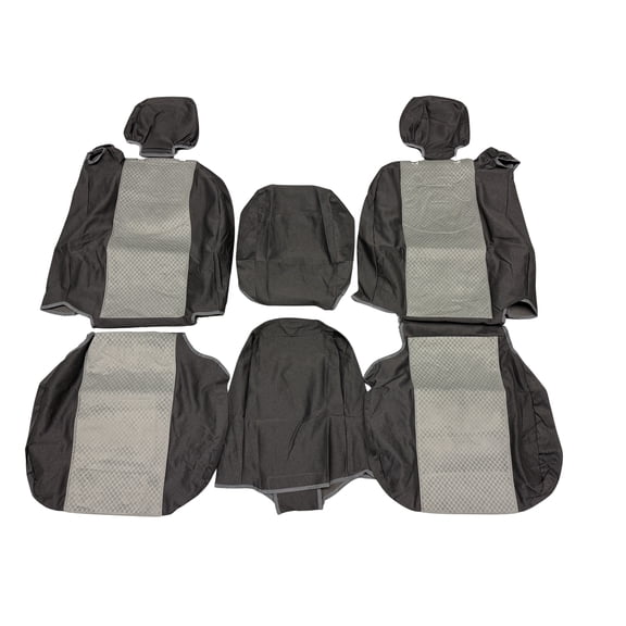 C1100 2003-2007 Chevy Silverado and GMC Sierra Work Truck Front 40/20/40 Split Seat With Manual Controls and Without Console in Dark Gray Twill