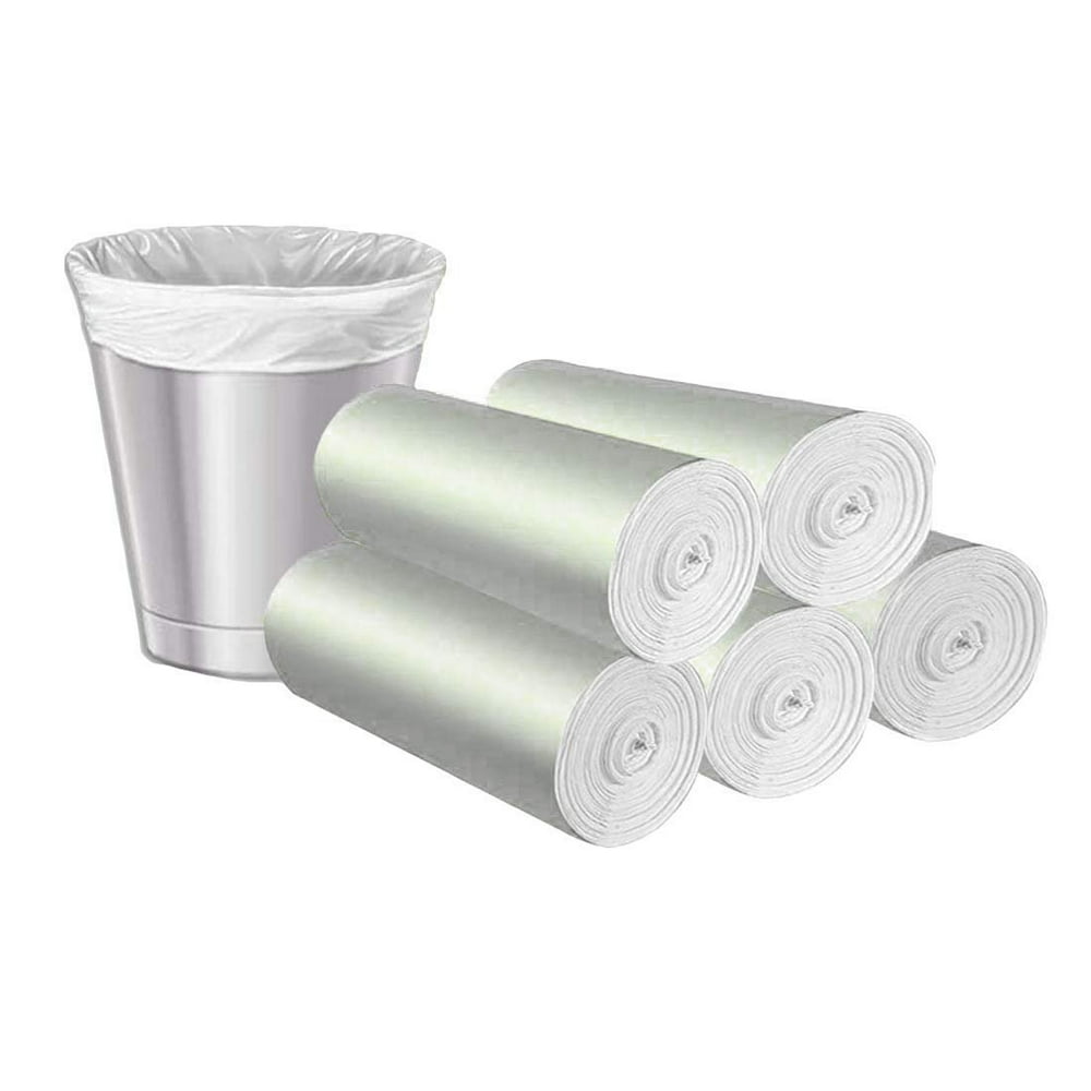 Pack of 500 Garbage Can Liners 33 x 40. High Density Natural Trash Bags