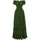 thumbnail image 1 of Vestido largo Medieval renacentista para Halloween, traje elegante con hombros descubiertos bohemio, cintura abombada, Retro, fiesta de Carnaval, 1 of 5