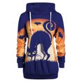 thumbnail image 1 of Sudadera suelta de manga larga para mujer Sudadera con capucha de calabaza de Halloween Tops Pompotops gfhjh6796, 1 of 7