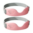 thumbnail image 1 of 2 correas para tendón rotuliano, rodilleras ligeras y cómodas, estabilizadoras de banda rotuliana para correr, bádminton, senderismo y gimnasio. Rosa, 1 of 8