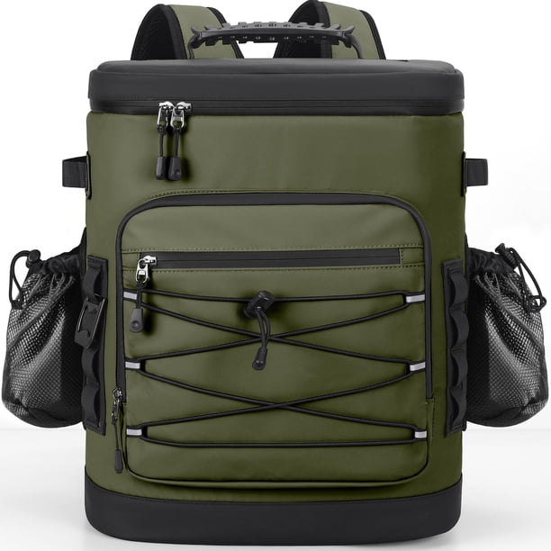 Mochila térmica YOUNGOA, grande, 30 L, aislante, impermeable, verde