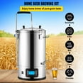 thumbnail image 3 of KFFKFF Electrical Brewing System, 9.2 Gal/35 L Auto/Manual Mode 100-1800W Power 25-100℃ Temp 1-180 min Timer Recipe Memory, 3 of 9