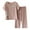 Beige, variant on Linen Sets for Women 2 Piece Ladies Summer Pullover Printing Casual Suit