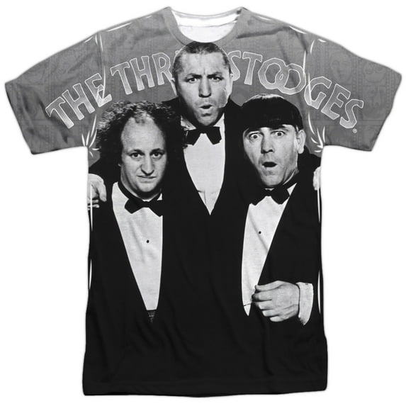 Three Stooges - Classy Fellas - Short Sleeve Shirt - Large