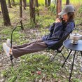 thumbnail image 3 of Soporte plegable para silla de camping con reposapiés para acampar al aire libre pesca JShteea El nuevo, 3 of 9
