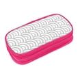 thumbnail image 3 of Large Storage Pencil Case, Seamless Geometric Art Pattern with Zipper Large Capacity Pen Bag, 3 of 8