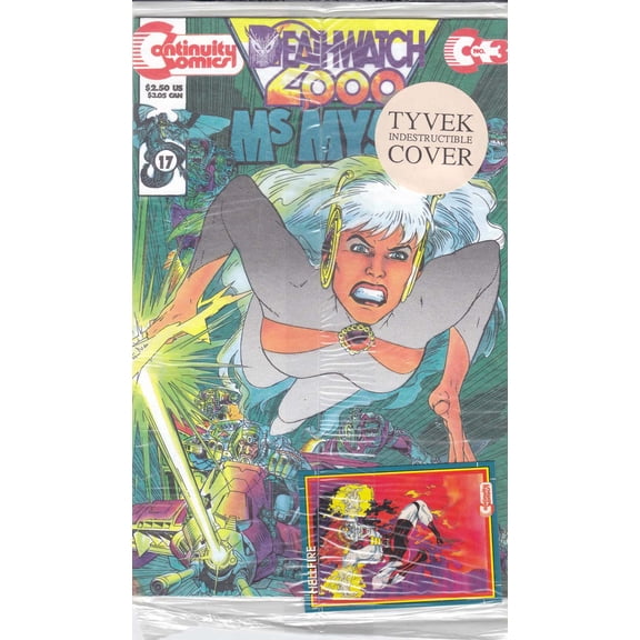 Ms. Mystic Deathwatch 2000 #3C (with card) VF ; Continuity Comic Book