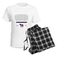thumbnail image 4 of CafePress - J.F.K. Women's Light Pajamas - Women's Short Sleeve Print T-Shirt and Pants Light Cotton Pajama Set, 4 of 7