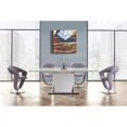 thumbnail image 1 of homeroots kitchen & dining 383829 White tone with Pedestal style base Dining Table, 1 of 1