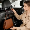thumbnail image 5 of Back Seat Hanger Organizer For Rear Headrest Sturdy Universal Vehicle Storage Hook, 5 of 5