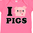 thumbnail image 4 of Inktastic I Love Pigs Boys or Girls Baby Bodysuit, 4 of 5