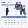 thumbnail image 4 of Naloa Cute Underwater Axolotl Men’s Pajamas Set - Long Sleeve Button Down Sleep Shirt and Pajama Bottoms Sleepwear Set-X-Large, 4 of 7